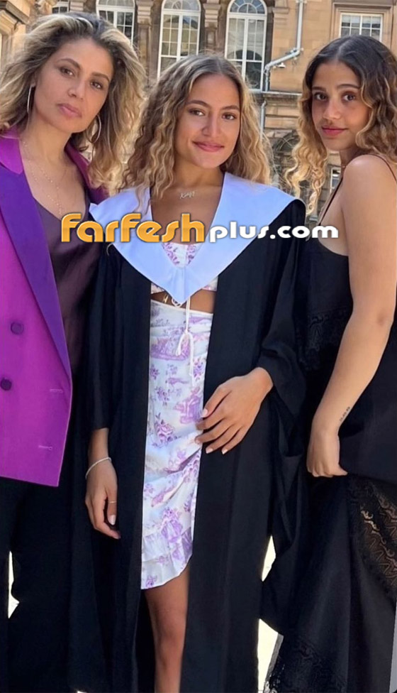 صور كنزي عمرو دياب تحتفل بتخرجها مع والدتها وشقيقتها وبغياب والدها صورة رقم 5