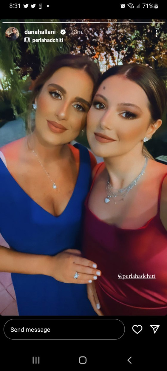 صور ابنة عاصي الحلاني الصُغرى بفستان أحمر 