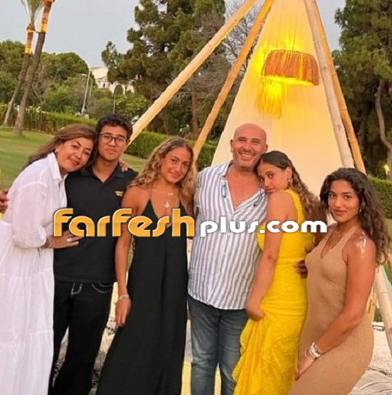 أبناء عمرو دياب يستمتعون بعطلتهم مع خالهم ووالدتهم زينة عاشور بإسبانيا صورة رقم 3
