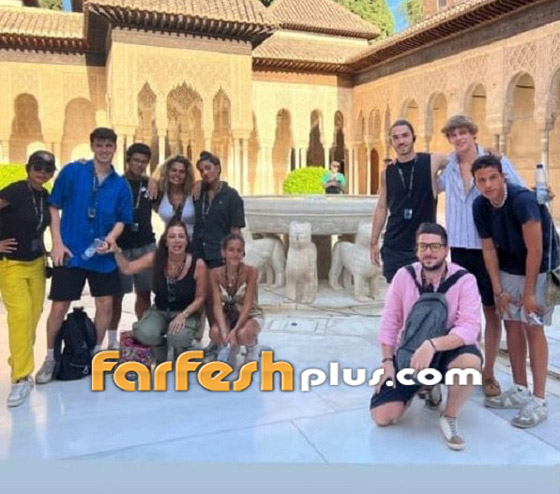 أبناء عمرو دياب يستمتعون بعطلتهم مع خالهم ووالدتهم زينة عاشور بإسبانيا صورة رقم 2