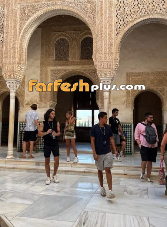 أبناء عمرو دياب يستمتعون بعطلتهم مع خالهم ووالدتهم زينة عاشور بإسبانيا صورة رقم 9
