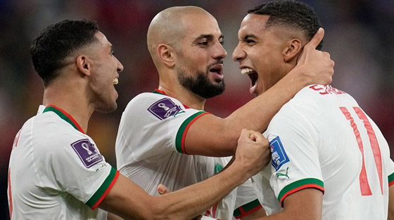 النجوم يهنئون المغرب بفوزه على بلجيكا بكأس العالم: 