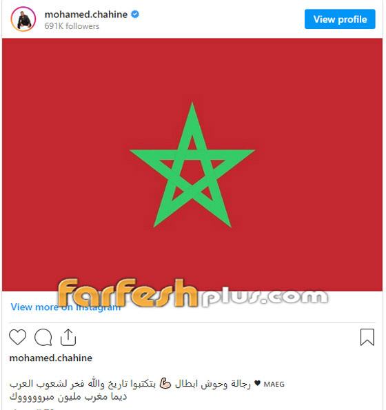 عملوها الأسود وصنعوا التاريخ.. النجوم يحتفلون بفوز المغرب على البرتغال صورة رقم 5