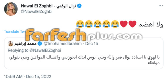 كيف ردت نوال الزغبي على شاب مصري طلبها للزواج قائلا: 