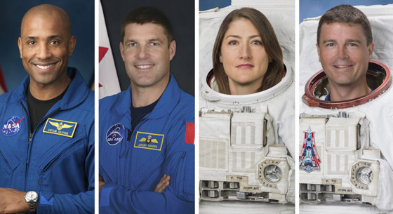 امرأة و3 رجال من 