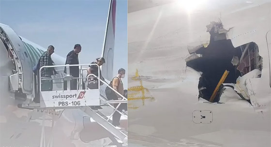 فيديو: سائق شاحنة يصدم طائرة في مطار بالمكسيك صورة رقم 2