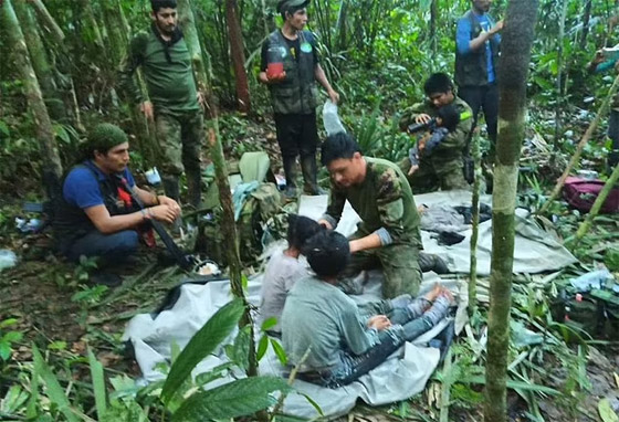 معجزة: العثور على أطفال تاهوا بالأدغال نحو 40 يوما بعد تحطم طائرة! صورة رقم 12