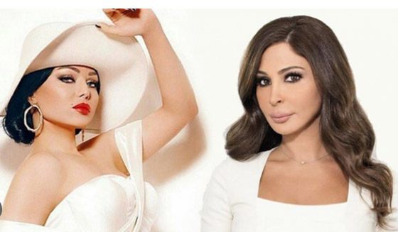 فيديو: إليسا تهنئ هيفاء وهبي على أغنيتها الجديدة 