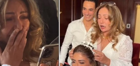 فيديو: ليلى علوي تذرف دموع الفرح في حفل زفاف ابنة شقيقتها صورة رقم 1