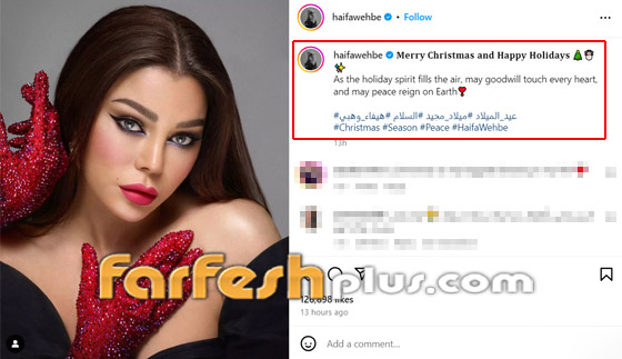 فيديو وصور: النجمات يحتفلن بـ الكريسماس منهن نانسي عجرم، إليسا وهيفاء وهبي صورة رقم 1