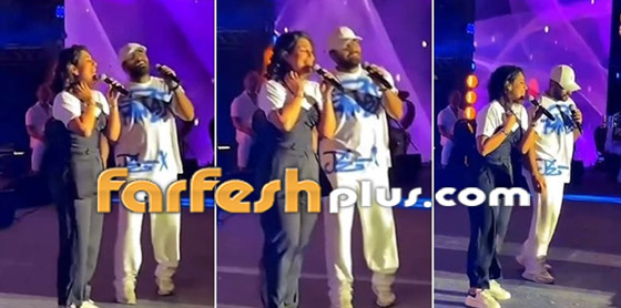 فيديوهات وصور: تامر حسني يُشعل حفله الأخير وأيتن عامر تُشاركه الغناء صورة رقم 3