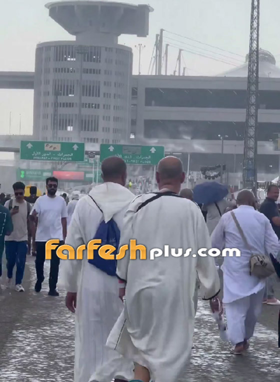 فيديو: هطول أمطار على المسجد الحرام ومشعر منى وسط موجة حر قياسية صورة رقم 6