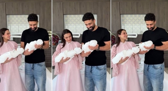 بعد يومين من ولادتها، كارمن سلمان تكشف مفاجاة إنجابها توأم بنات: تاليا وتمارا صورة رقم 5