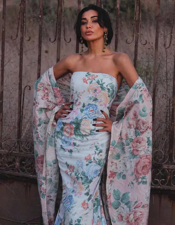 نادين الراسي تثير الاعجاب والتساؤلات: فستان أنيق ورسالة غامضة صورة رقم 1