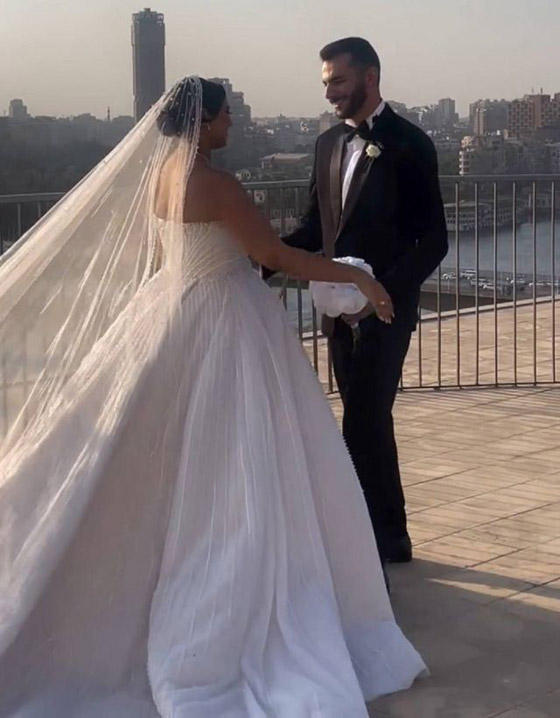 النجوم بزفاف نجل بيومي فؤاد: يسرا، احمد سعد، دنيا وايمي سمير غانم، كريم محمود عبدالعزيز و.. صورة رقم 6 النجوم بزفاف نجل بيومي فؤاد: يسرا، احمد سعد، دنيا وايمي سمير غانم، كريم محمود عبدالعزيز و.. صورة رقم 6