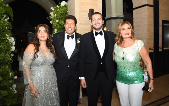 حفل زفاف نجل هاني رمزي: حضور العديد من نجوم الفن ووزير الرياضة  صورة رقم 5