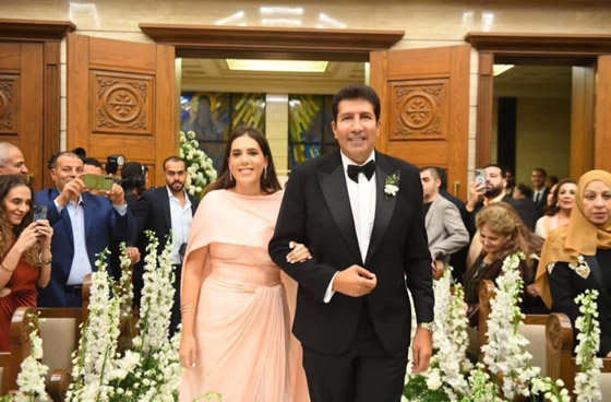 حفل زفاف نجل هاني رمزي: حضور العديد من نجوم الفن ووزير الرياضة  صورة رقم 16