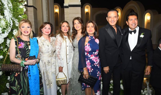 حفل زفاف نجل هاني رمزي: حضور العديد من نجوم الفن ووزير الرياضة  صورة رقم 17