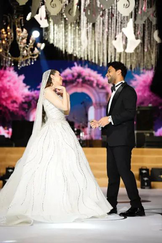 نجوم الفن يشاركون بحفل زفاف أسطوري لـ أحمد جمال وفرح الموجي صورة رقم 2