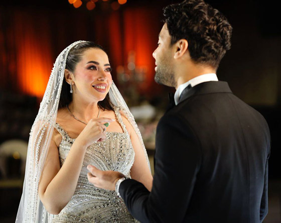 نجوم الفن يشاركون بحفل زفاف أسطوري لـ أحمد جمال وفرح الموجي صورة رقم 3