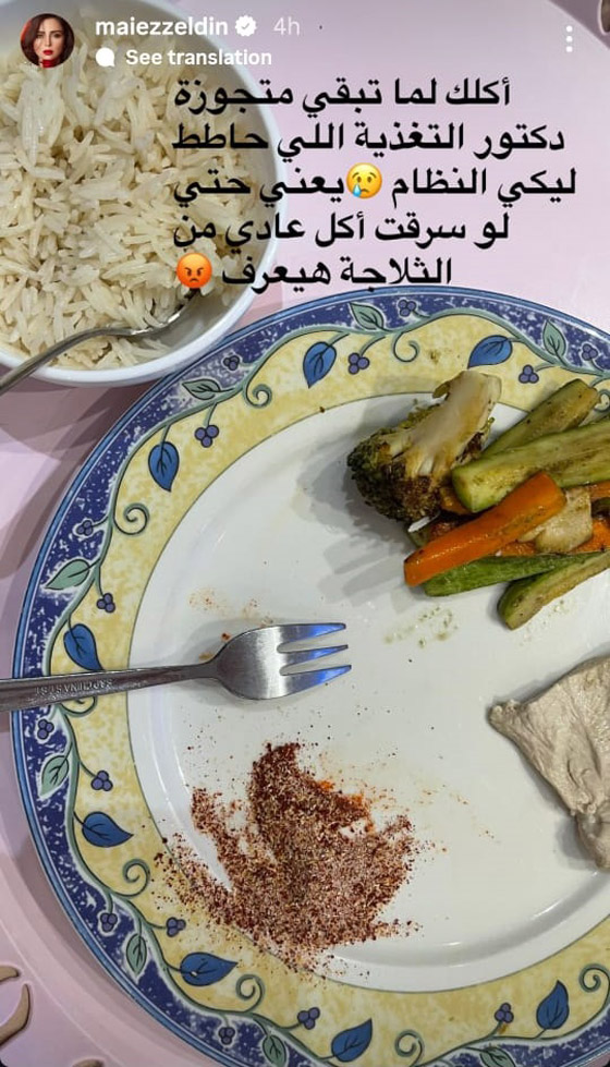 مي عز الدين تكشف نظامها الغذائي الصارم بإشراف زوجها: لو سرقت أكل من الثلاجة هيعرف! صورة رقم 1 مي عز الدين تكشف نظامها الغذائي الصارم بإشراف زوجها: لو سرقت أكل من الثلاجة هيعرف! صورة رقم 1