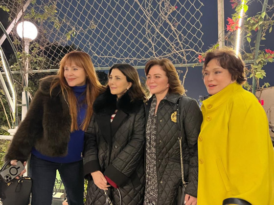 لقاء فني وغذاء على شرف ماجدة الرومي جمع النجمات إلهام شاهين، ليلى علوي، لبلبة وكارول سماحة على النيل صورة رقم 4