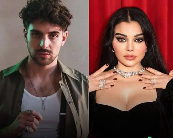 هيفاء وهبي تؤدي ديو طريف مع سانت ليفانت وتُبرز جمالها بفستان ذهبي مبتكر صورة رقم 3 هيفاء وهبي تؤدي ديو طريف مع سانت ليفانت وتُبرز جمالها بفستان ذهبي مبتكر صورة رقم 3