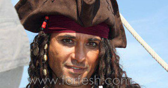 احمد عز يجسد شخصية القرصان احمد عز يجسد شخصية القرصان