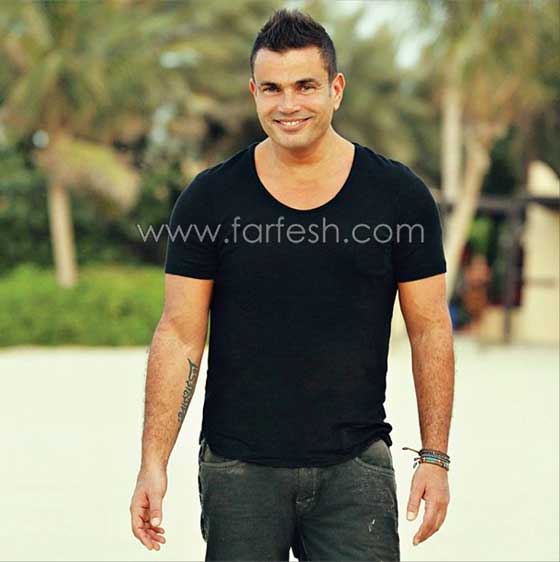 بالصور: عمرو دياب يفاخر بجمال ابنتيه.. كنزي وجانا صورة رقم 4
