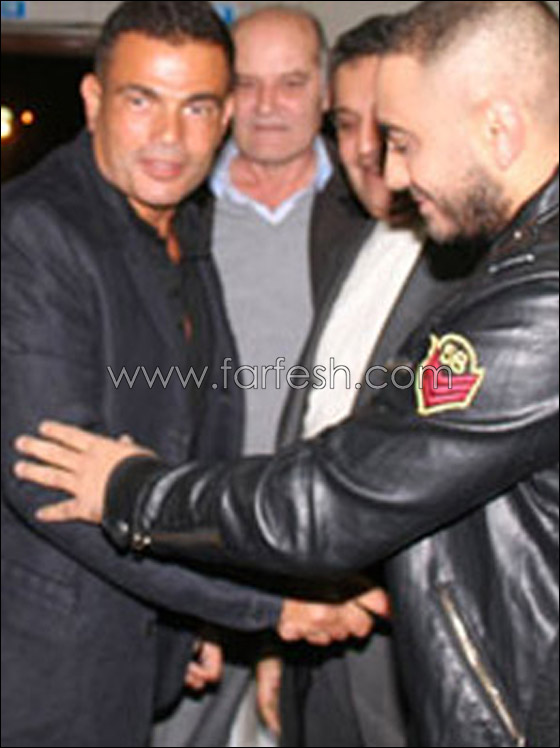 بالصور.. عمرو دياب وتامر حسني يجتمعان في مشهد نادرا ما يتكرر! صورة رقم 6