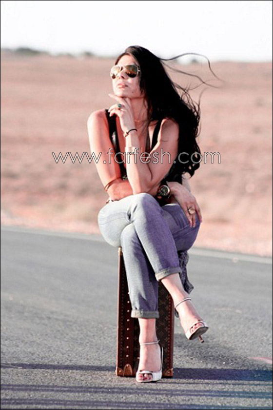 هيفاء تذكر الشعب المصري بازمة البنزين من خلال صورة على 