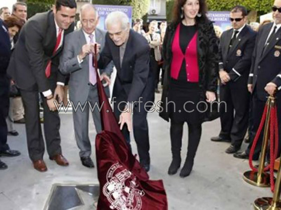 كشف النقاب عن نجمة تحمل اسم عمر الشريف في اسبانيا     صورة رقم 1