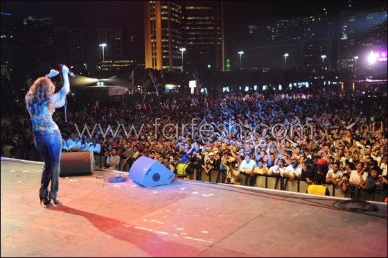 رولا سعد وملحم زين في افتتاح ليالي رولا سعد وملحم زين في افتتاح ليالي