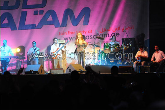 رولا سعد وملحم زين في افتتاح ليالي رولا سعد وملحم زين في افتتاح ليالي