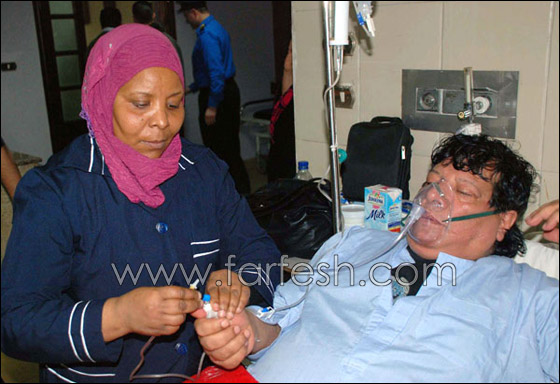 بالصور.. شعبولا في المستشفى نتيجة تجمع مائي على الرئة     صورة رقم 5