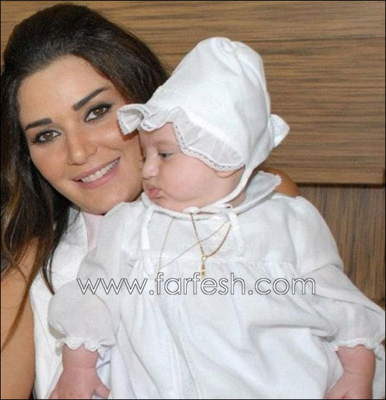 لأول مرة سيرين عبد النور تكشف عن ابنتها تاليا  صورة رقم 3