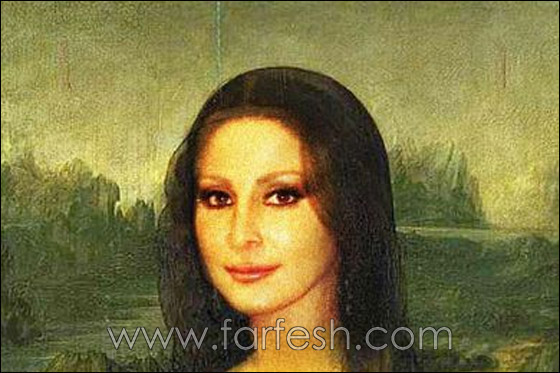 هدية من نوع خاص: اليسا تتلقى لوحة هدية من نوع خاص: اليسا تتلقى لوحة