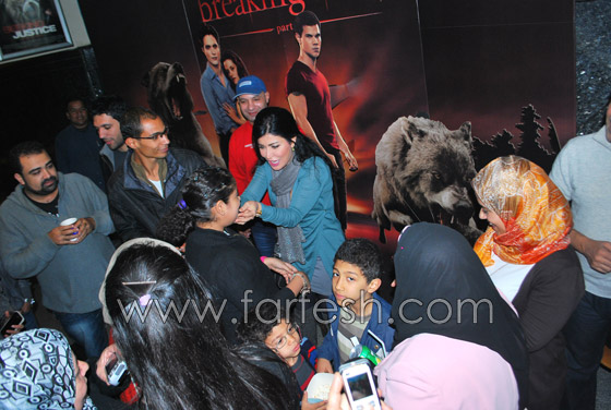 جومانا مراد في صالات السينما اثناء عرض 