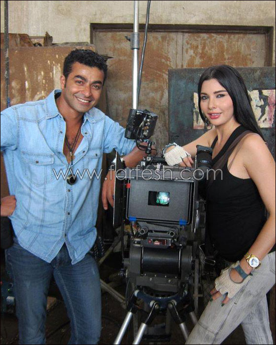 بالصور.. لاميتا فرنجية في كواليس فيلم 