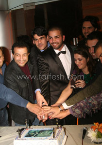 محمد رمضان يحتفل باطلاق محمد رمضان يحتفل باطلاق