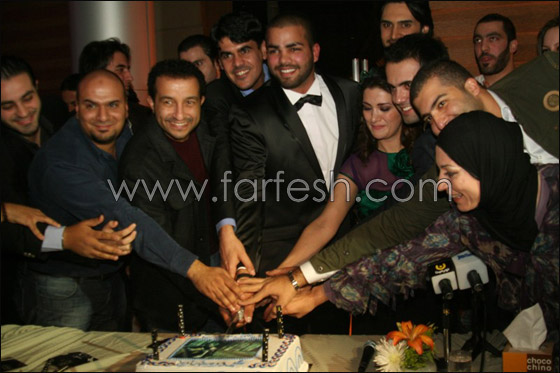 محمد رمضان يحتفل باطلاق محمد رمضان يحتفل باطلاق