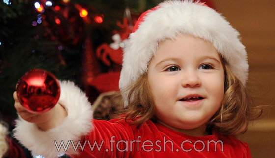 بالصور: اجواء الميلاد تظهر على نانسي عجرم وابنتها  صورة رقم 1