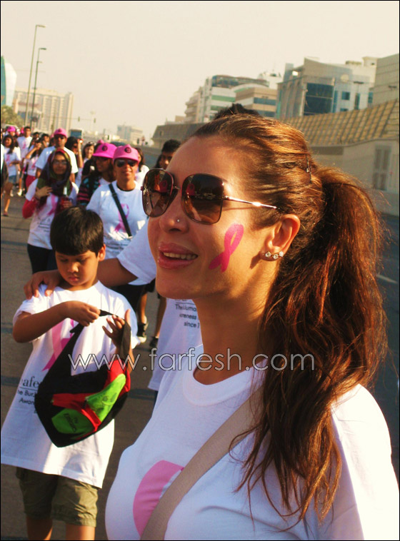 نورهان في ماراتون التوعية ضد امراض سرطان الثدي صورة رقم 1 نورهان في ماراتون التوعية ضد امراض سرطان الثدي صورة رقم 1