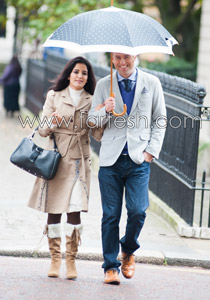 سناء موزيان تخص مسلسلات اون لاين بموعد زواجها وشاهدوا صورها مع خطيبها الإنجليزي  صورة رقم 1