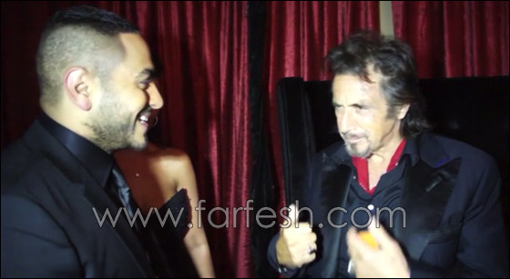 بالصور.. تامر حسني وألباتشينو في لقاء خاص جداً!!  صورة رقم 3