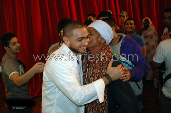 تامر حسني يسجل اوبريت 