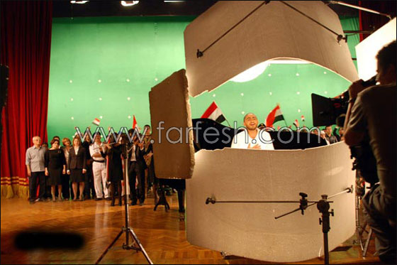 تامر حسني يسجل اوبريت 