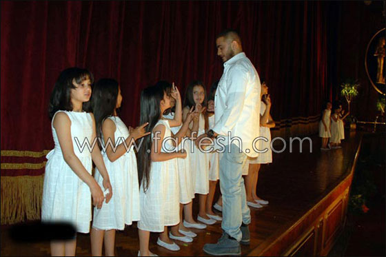 تامر حسني يسجل اوبريت 