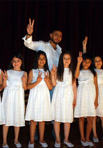 تامر حسني يسجل اوبريت 