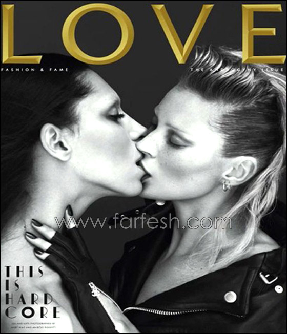 كيت موس تتحول إلى رجل وتثير الفضول بقبلتها!! صورة رقم 1 كيت موس تتحول إلى رجل وتثير الفضول بقبلتها!! صورة رقم 1